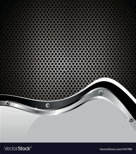Perforated Metal Plate Royalty Free Vector Image
