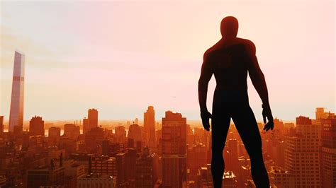 Spiderman Ps4 Skyline 4k Hd Games 4k Wallpapers Images Backgrounds