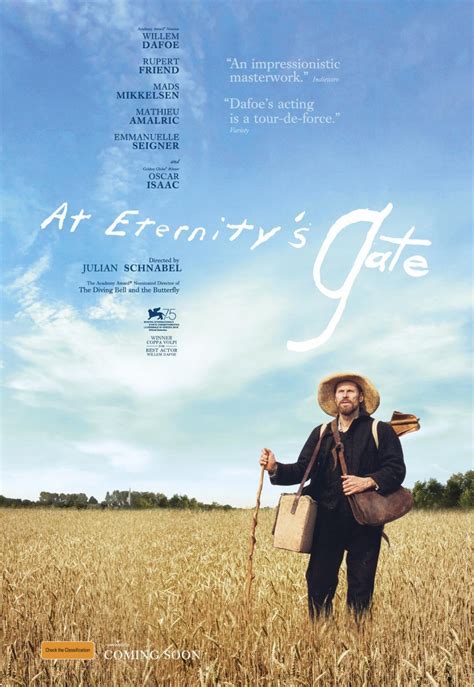 Enjoy it while it is available to stream on netflix and let yourself get lost in the oil. At Eternity's Gate (2018) - FilmAffinity
