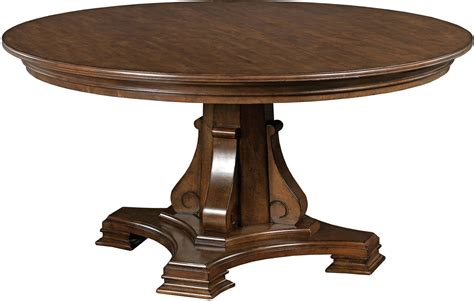 Lowest price guarantee · all orders ship free! Portolone 60" Round Dining Table from Kincaid (95-052T ...