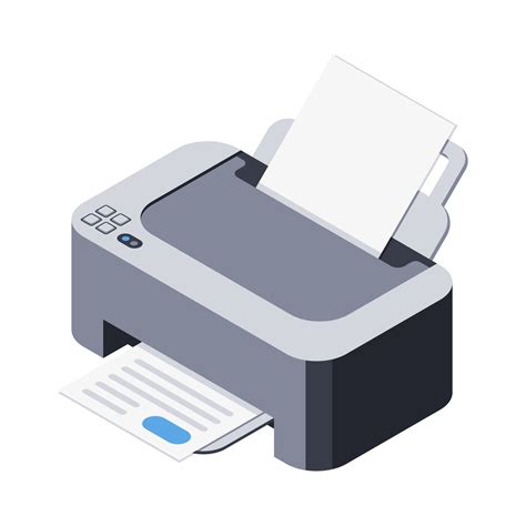 3d Printer Icon Device For Printing Documents And Images Isolated