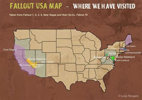 Fallout Usa Map Updated To Fallout 76 By Squidge16 On Deviantart