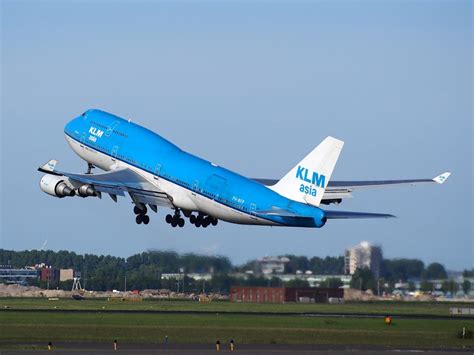 Free Photos Klm Boeing 747 400 Takeoff From Schiphol Airplot74