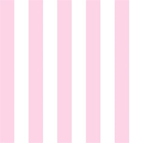 Pink And White Vertical Striped Light Wallpaper