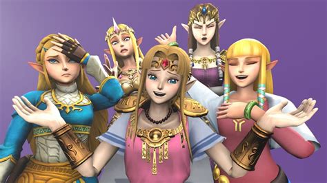 [sfm] Meet The Zeldas By Zefrenchm On Deviantart Legend Of Zelda Zelda Art Hyrule Warriors