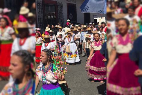 Colorido Y Riqueza Cultural De Michoacán En El Desfile Del Artesano En