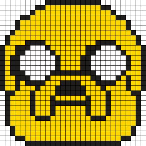 Jake The Dog Adventure Time Perler Bead Pattern Bead Sprites