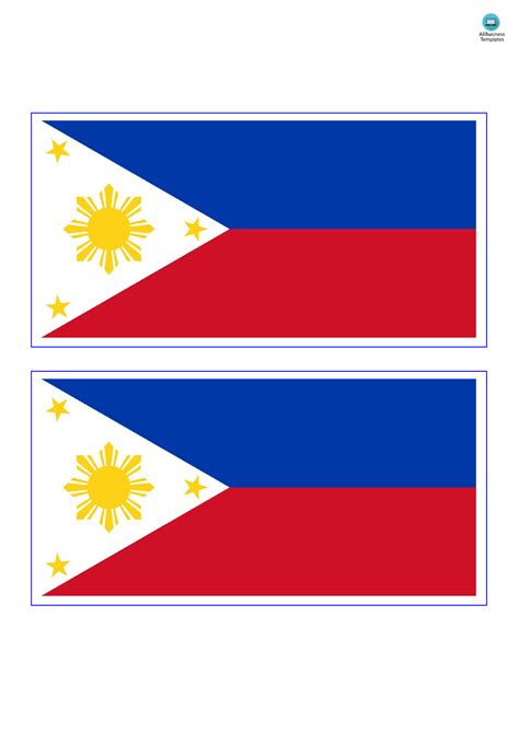 Free Printable Philippine Flag Printable Templates