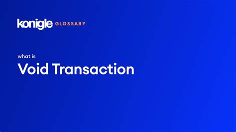 Void Transaction How It Works Examples Void Vs Refund