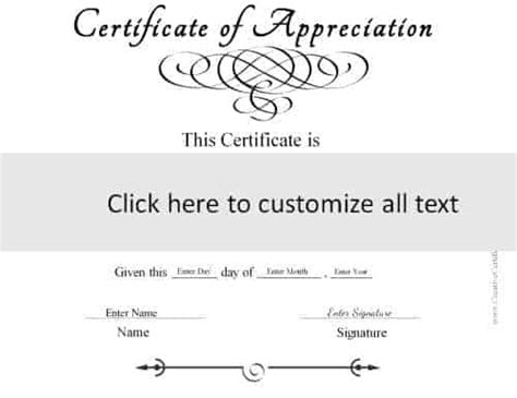 Free Editable Certificate Template Customize Online And Print At Home