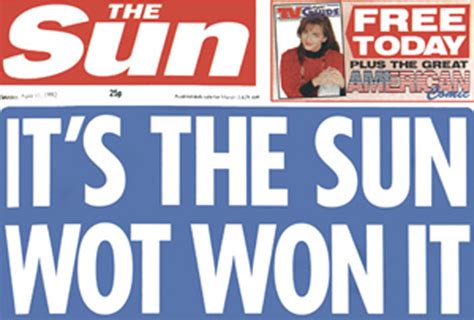 Factcheck Does The Sun Win Elections Channel 4 News