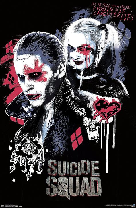 Suicide Squad Poster Harley And The Joker Harley Quinn Photo