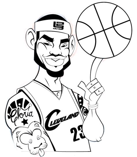 Use as assessment on google classroom. Lebron James Cavs Coloring Pages | Dibujos, Ilustraciones ...