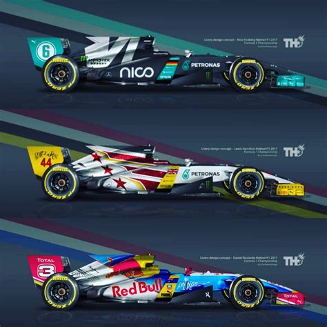 F1 Liveries Based Of Drivers Helmets Design Red Bull F1 Formula 1 Car