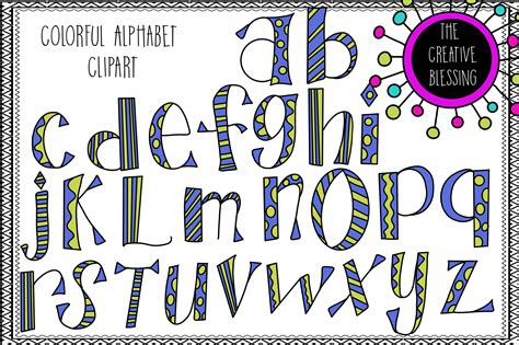 Colorful Alphabet Letters Clip Art 20 Free Cliparts Download Images