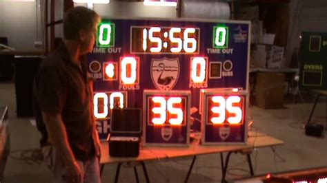 Basketball Scoreboard And Shot Clocks Youtube