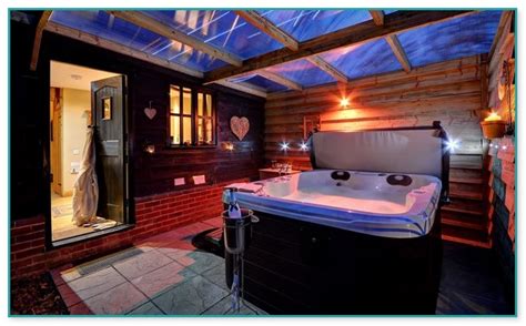Romantic Log Cabins With Hot Tubs Home Improvement