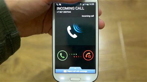 Samsung Galaxy S3 White Incoming Call Youtube