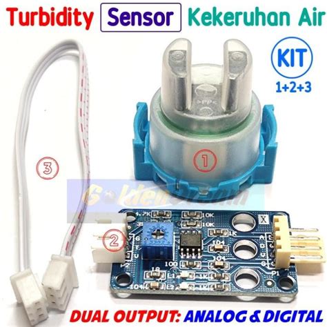 Jual SKIA OFFICIAL BLUE Turbidity Sensor Kekeruhan Air Deteksi Kualitas
