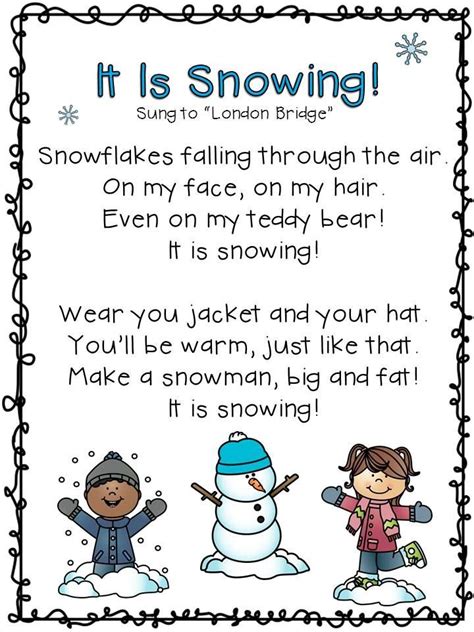 Matchless Winter Songs For Preschool Letter K With Pictures
