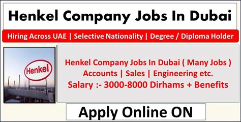 Henkel Careers Jobs Opportunities In Dubai Uae 2022 Hiring