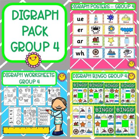 Mash Class Level Digraph Pack Group 4