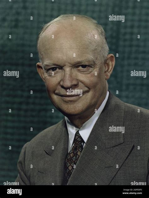 President Dwight Eisenhower 34th President Of The United States Held