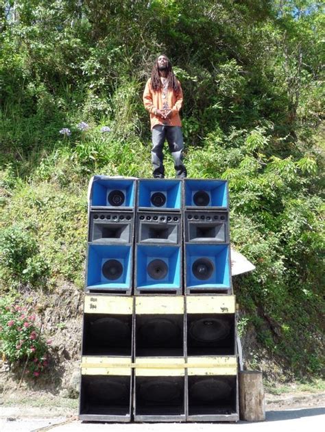 selector soundsystem niyorah atop of soundsystem speakers sound system dj systems reggae