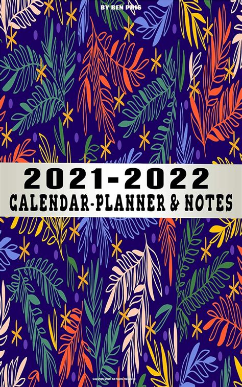 2021 2022 Calendar Planner And Notes Two Year Monthly Planner 2021 2022