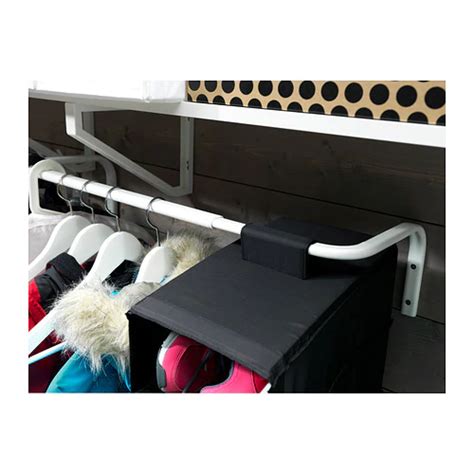 Kowloon bay 1 x mulig clothes bar article no: MULIG Clothes bar - white 23 5/8-35 3/8 " | White laundry ...