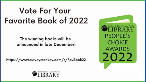Buffalo Erie Library On Twitter This Is Your Last Chance To Vote For Your Favorite Book Of