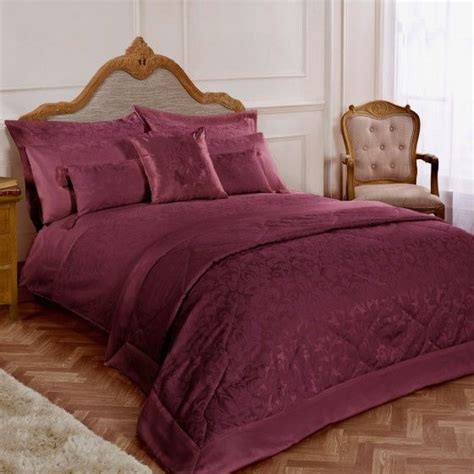 Gosford Wine Luxury Jacquard Duvet Cover Luxury Duvet Covers Duvet