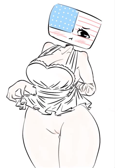 Rule 34 Countryhumans Countryhumans Girl Flawsy Maid Uniform Showing Pussy Tagme United States