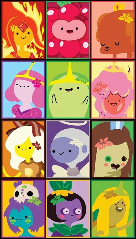 Todas Las Princesas De Hda Adventure Time Princesses Adventure Time Characters Adventure