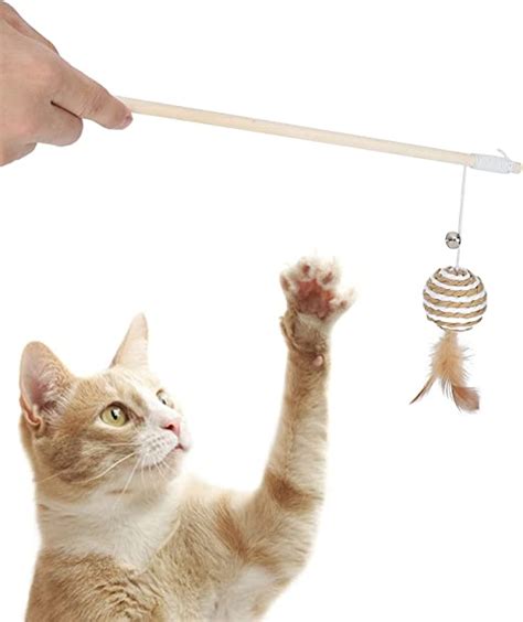 Cat Toy Flexible Cat Interactive Toy Cat Wand Toy Cat String Toy For