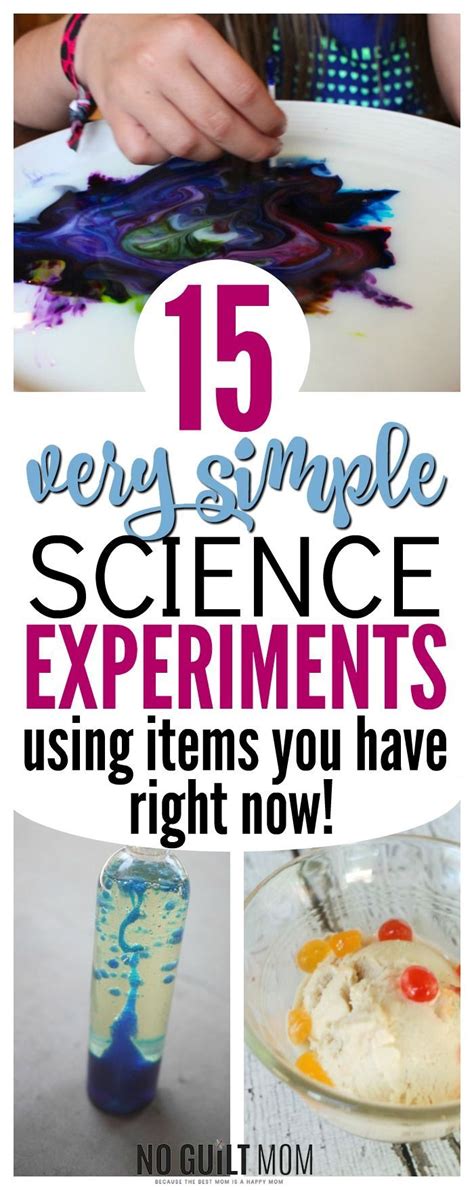 15 Very Simple Science Experiments Using What You Already Have At Home