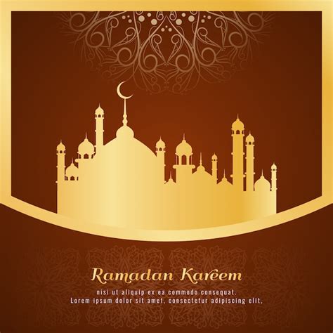 Premium Vector Abstract Ramadan Kareem Religious Islamic Background