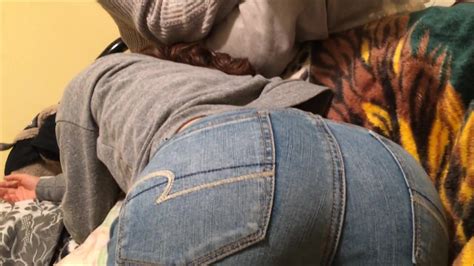 Thick Asian Teen With Soft Bubble Butt Groped In Jeans