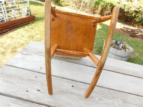 Vintage Wooden Childs Small Rocking Chair Vintage Toy Rocking Etsy