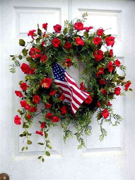 63 Creative Diy Patriotic Wreaths For The 4th Of July