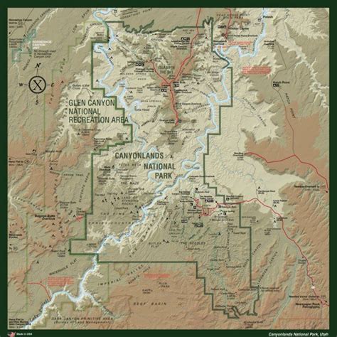 Canyonlands National Park Map Map The Xperience Avenza Maps In 2020