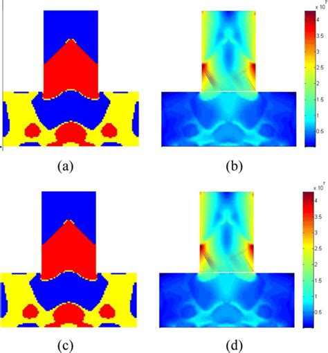 A Optimized Topologies Of ⊥ Shape Beam With Three Phase Materials Under