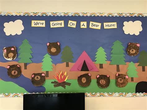 Going On A Bear Hunt Bear Bulletin Board Ideas Fall Preschool