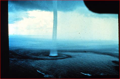 Despite its name, a waterspout is not filled with water from the ocean or lake. Electric Waterspouts