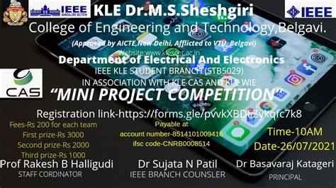 Mini Project Competition Kle Technological University