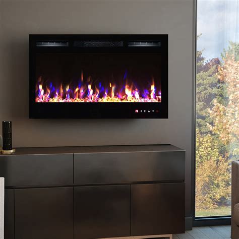 Buy 2023 New Premium Product Truflame 36inch Black Wall Ed Electric