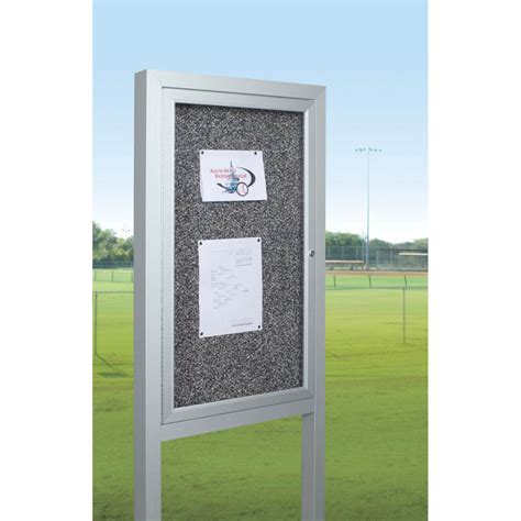 Outdoor Enclosed Bulletin Board Cabinet Cabinets Matttroy