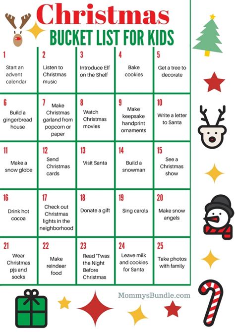 25 Christmas Traditions And Activities For Kids Mommys Bundle