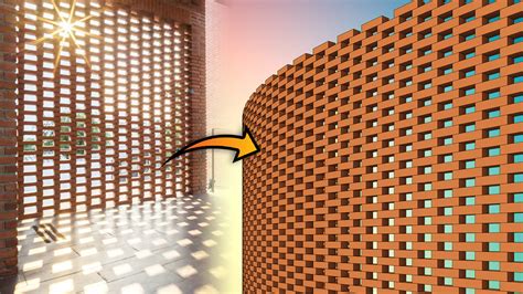 Revit Snippet Create Perforated Brick Walls And Screens