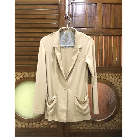 Preloved Cardigan Nude Shopee Philippines
